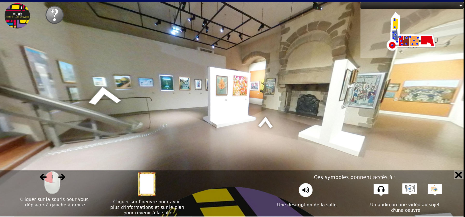 Découvrez la visite virtuelle du Musée d’Art Naïf et d’Arts Singuliers de Laval